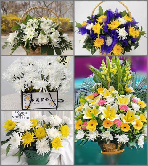 四川成都彭州市桂花镇双红村白事提篮配送